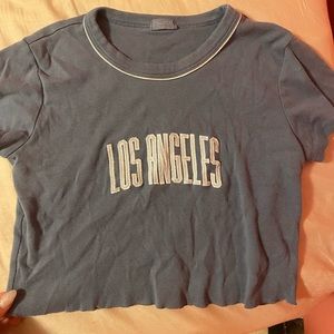 John gault basic crop tee